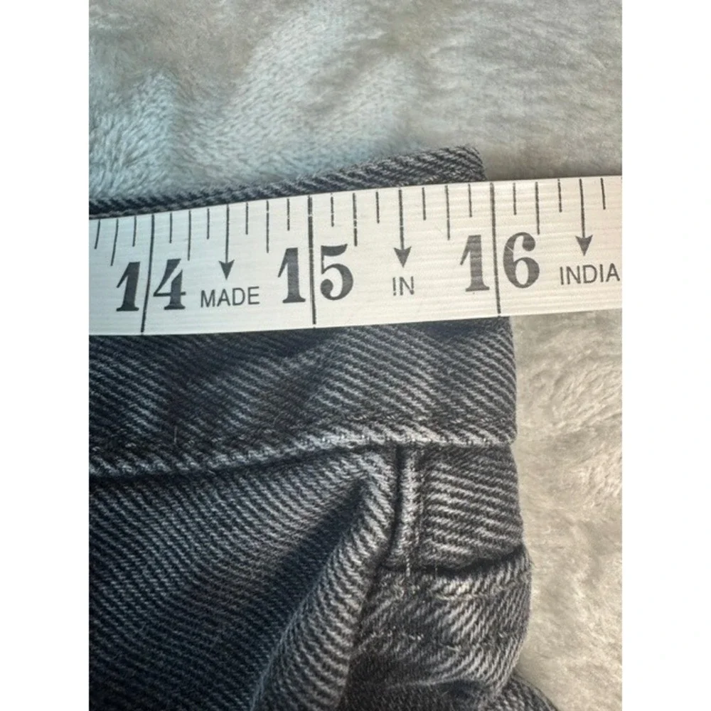Levi's Jeans Mens 31x30 505 Regular Fit Straight Leg Faded Black Denim Pants